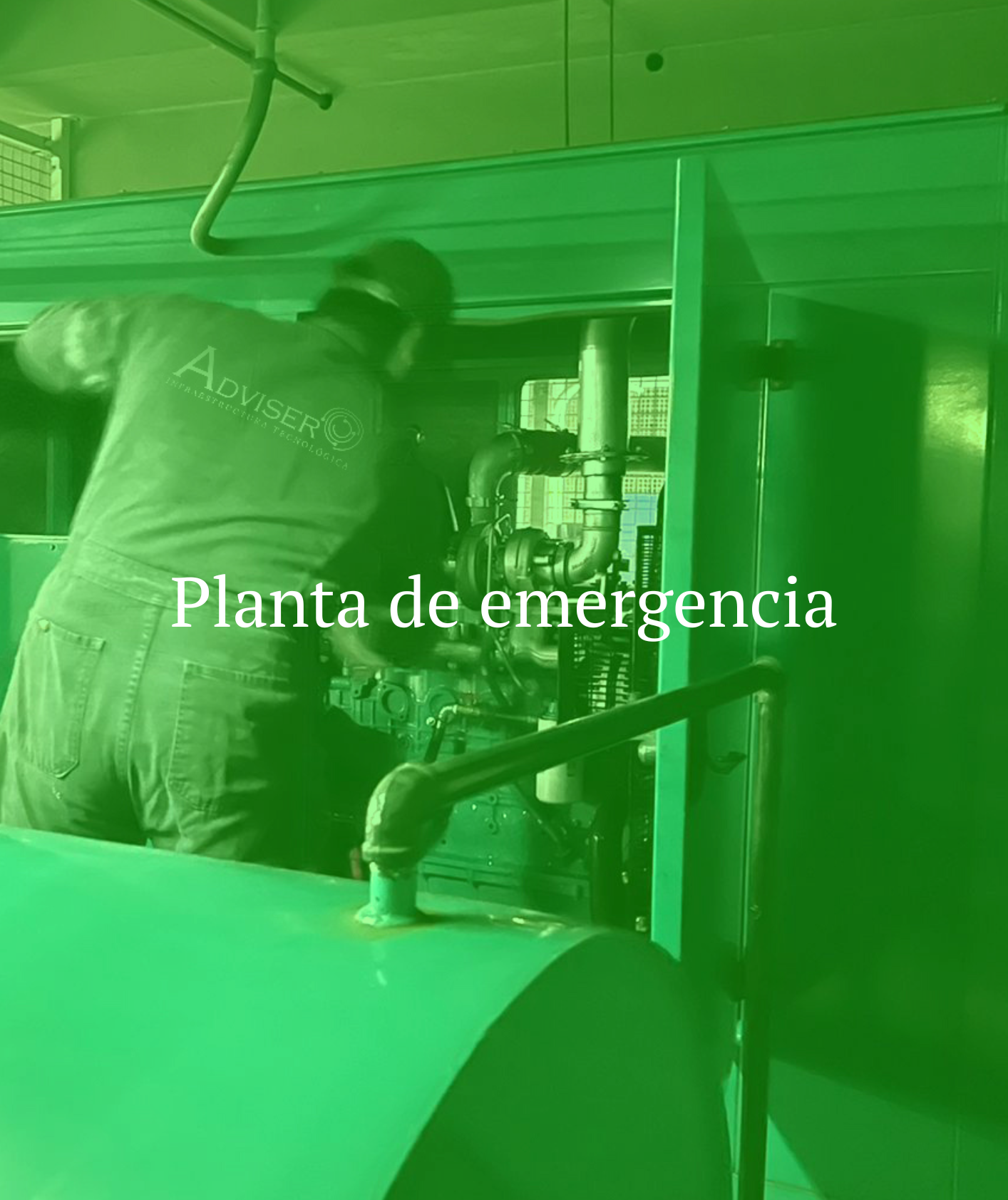 Mantenimiento a planta de emergencia ADVISER