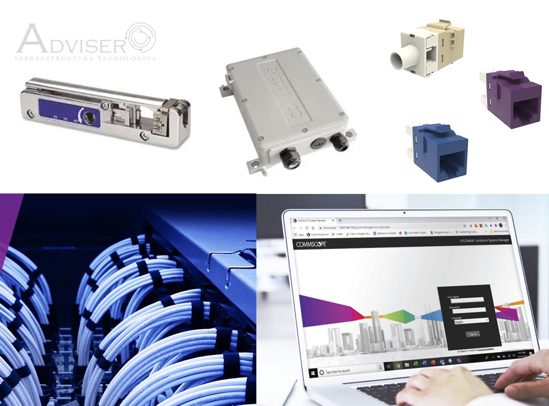 Conectividad CommScope de cobre y fibra para redes empresariales
