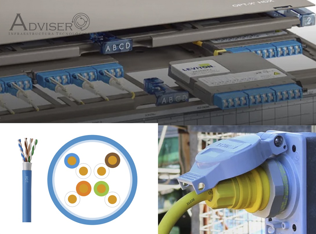 Conectividad Leviton de cobre y fibra óptica
