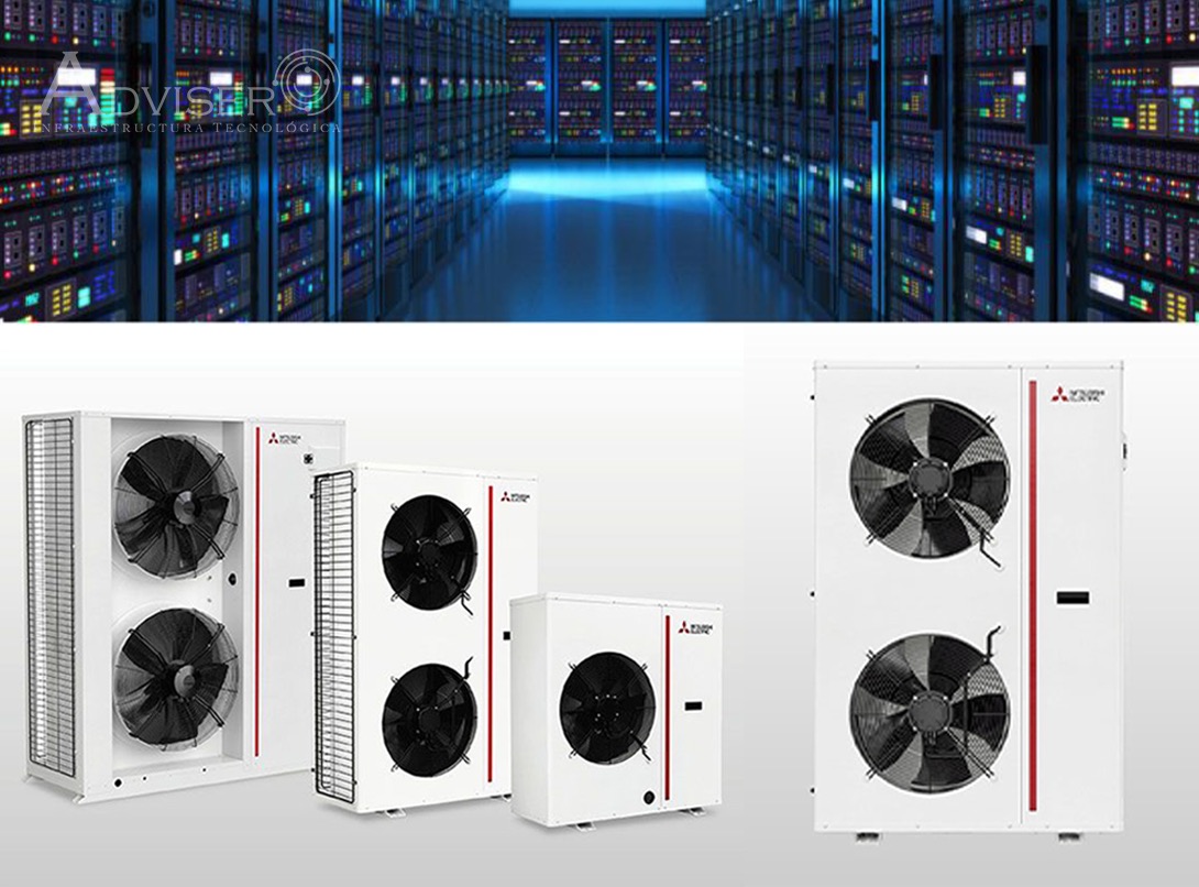 Climatización Mitsubishi Electric para infraestructura tecnológica
