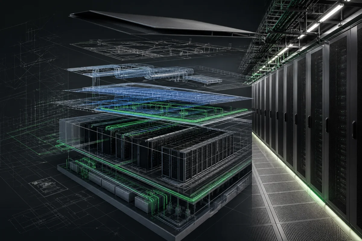 Capas de ingeniería y arquitectura integradas sobre una infraestructura tecnológica